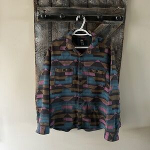 Men's Vintage Southwestern Pattern Button Down Shirt